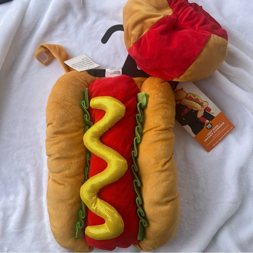 Hot dog baby infant holder accessory Halloween costume NEW